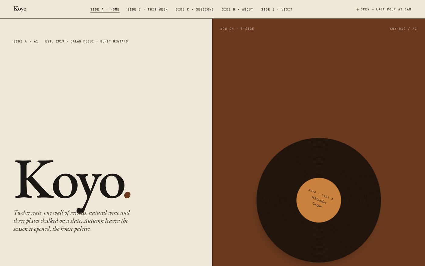 Koyo website, built by Katalyst Labs